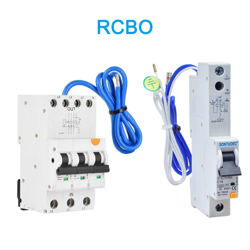 I-6KA 3P + i-leakiaker Screker Breaker A (AC) Uhlobo lwe-rcbo ngentambo