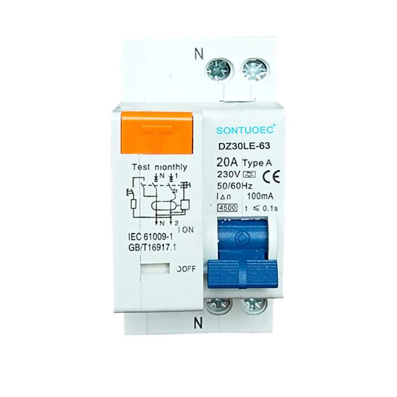I-1p + uhlobo lwe-elektroniki rcbo
