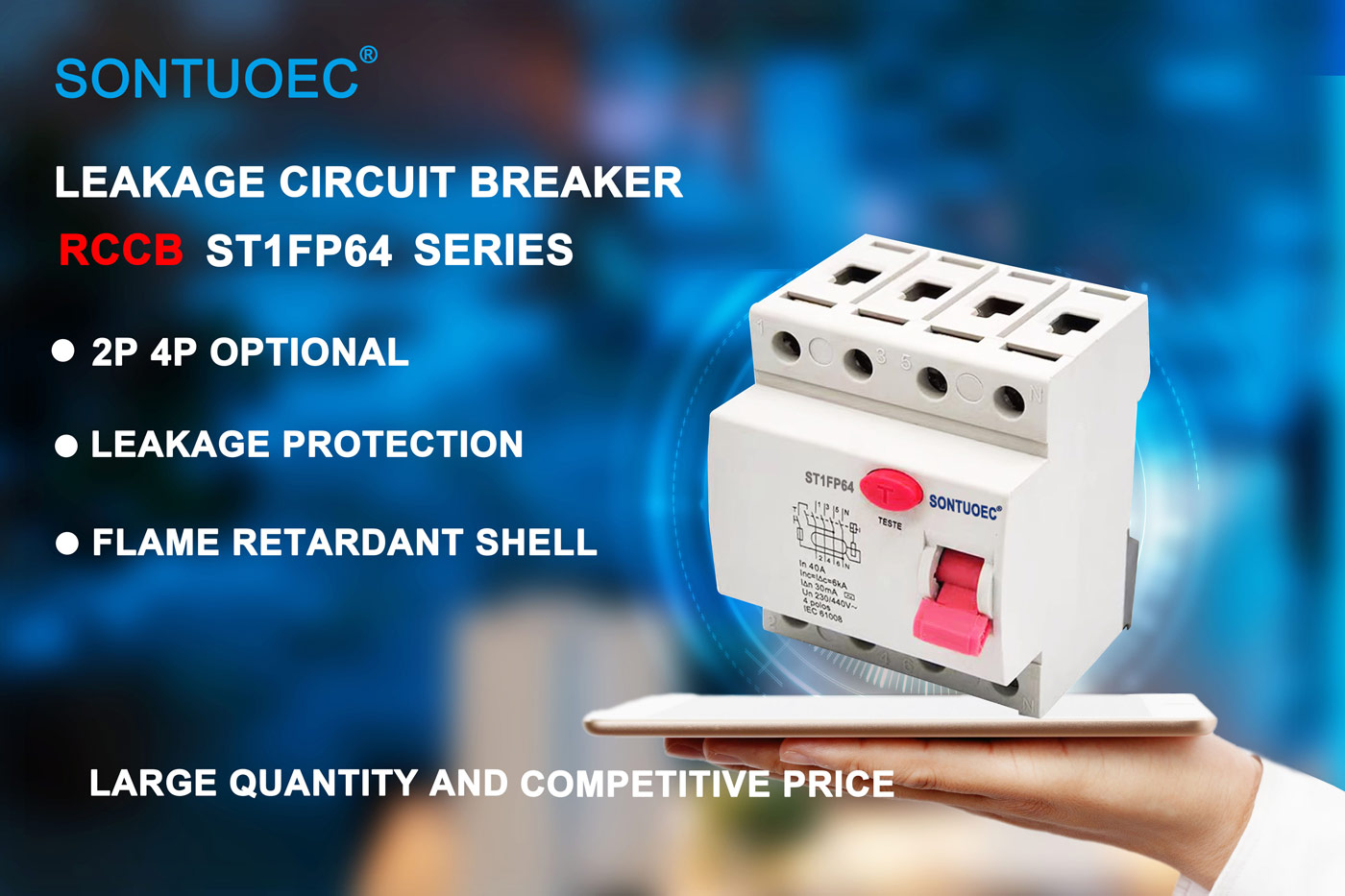 Electronic Type RCCB