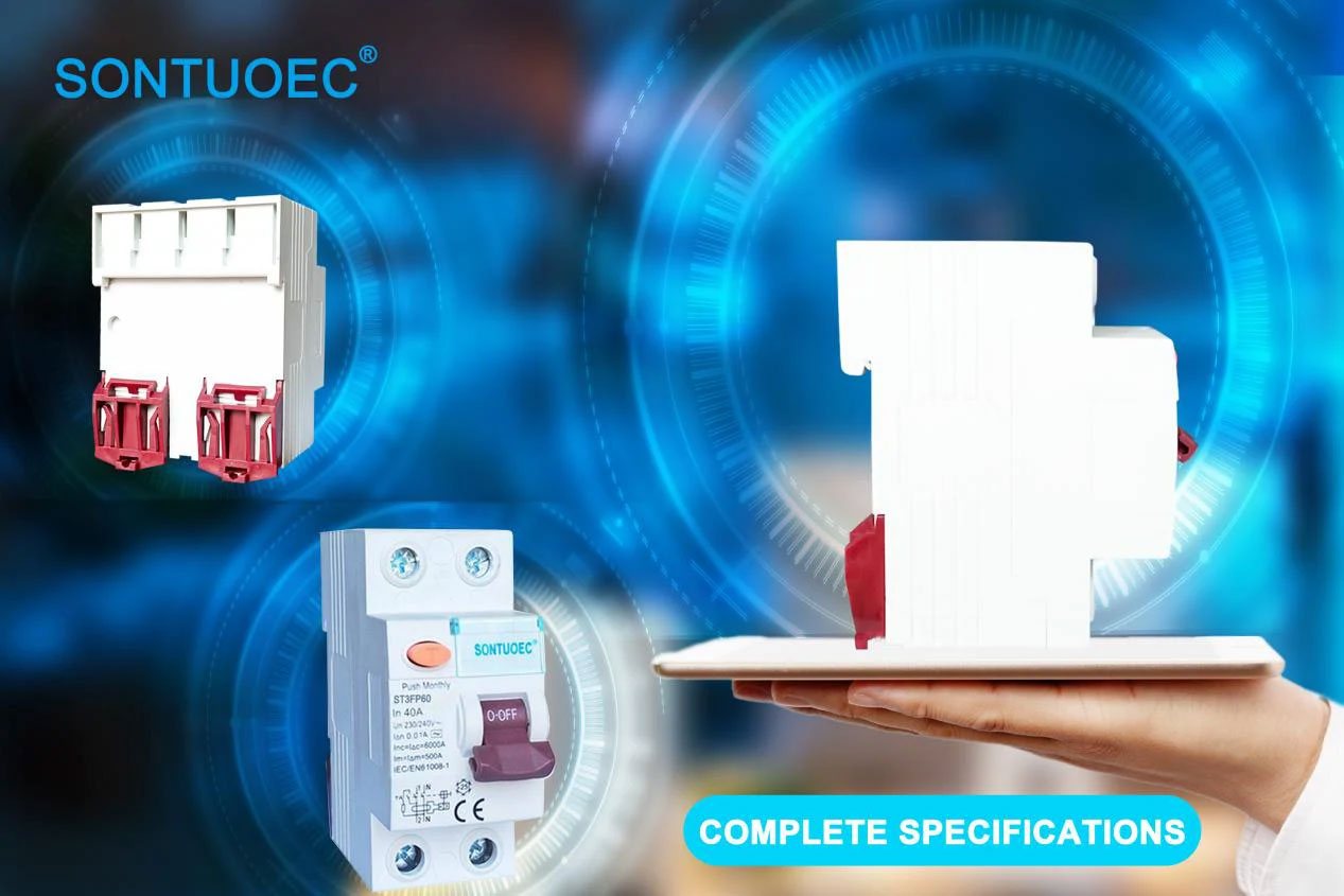 4P 40A/10mA Residual Current Circuit Breaker