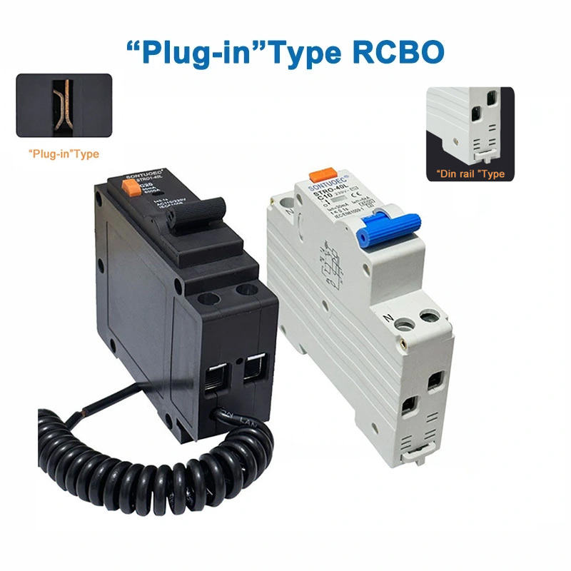 Iplagi yohlobo lwe-rcbo 1p + n